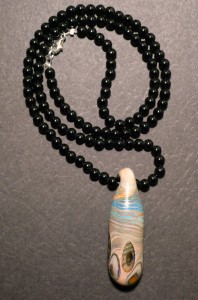 Glass Pendent on a necklace
