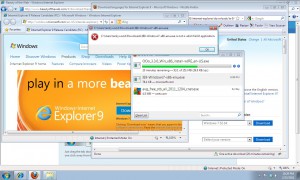 internet explorer 9 problems downloading